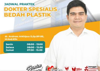 [SELAMAT BERGABUNG DOKTER SPESIALIS BEDAH PLASTIK – RSUD BANTEN]