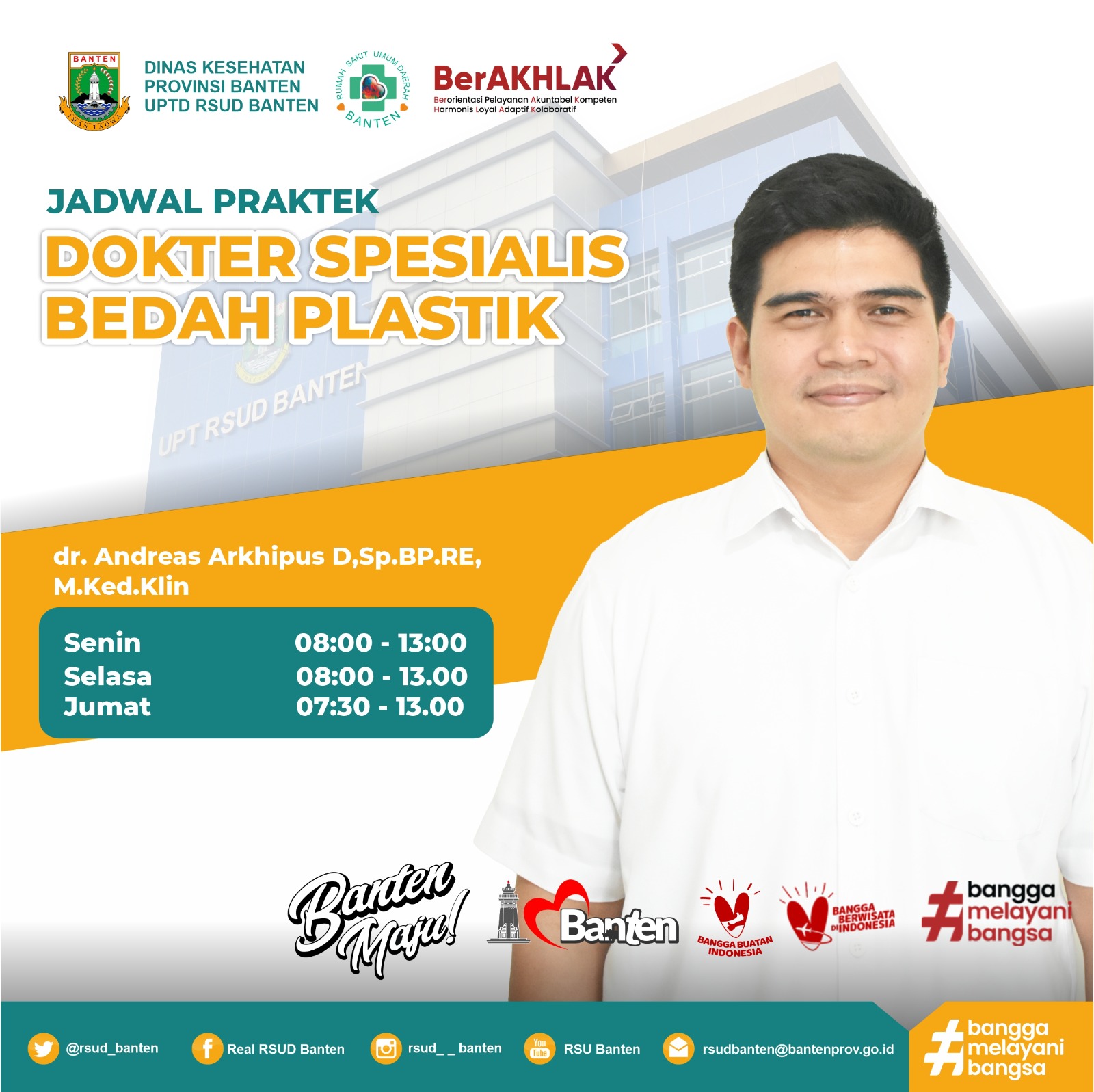 [SELAMAT BERGABUNG DOKTER SPESIALIS BEDAH PLASTIK – RSUD BANTEN]