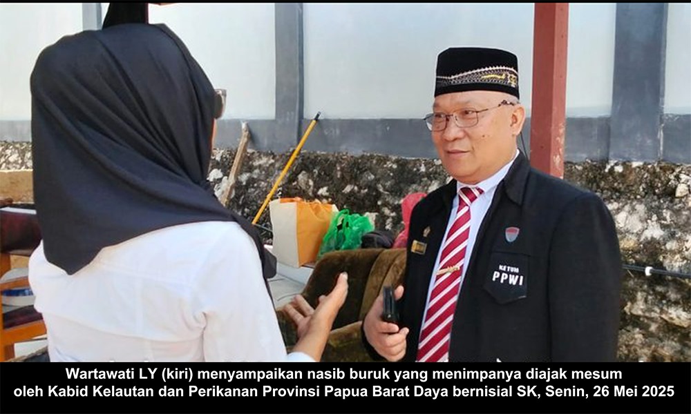 Kabid Kelautan dan Perikanan Papua Barat Daya Diduga Lecehkan Wartawati, Wilson Lalengke Desak Pejabat Tersebut Mengundurkan Diri