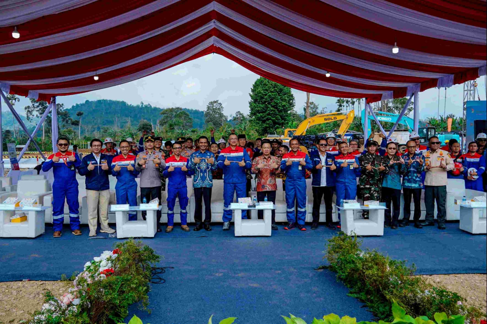 Lampung Dukung Energi Terbarukan, Groundbreaking Eksplorasi Gunung Tiga Resmi Dimulai