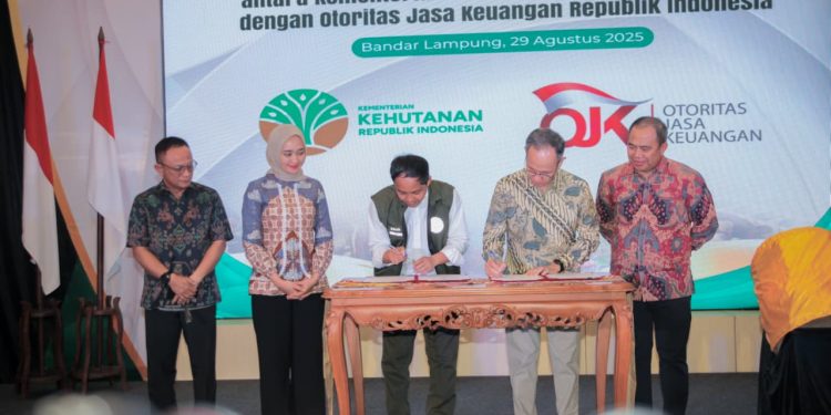 Lampung Jadi Provinsi Pertama Proyek Percontohan Nilai Ekonomi Karbon Perhutanan Sosial di Indonesia