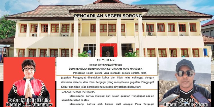 Putusan Bersejarah! Majelis Hakim Tolak Gugatan PT. BJA dalam Kasus ‘Tipu-tipu Abunawas’ di PN Sorong