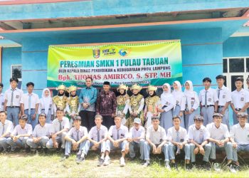 Komitmen Gubernur pada Pemerataan Pendidikan, Disdikbud Resmikan SMKN Pulau Tabuan