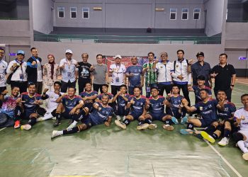 Tim Futsal KORPRI Lampung Bungkam Setjend KPU RI 10-0, Kukuh di Puncak Klasemen