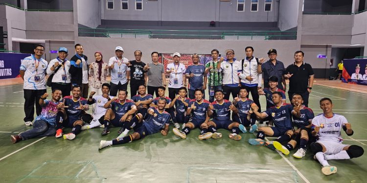 Tim Futsal KORPRI Lampung Bungkam Setjend KPU RI 10-0, Kukuh di Puncak Klasemen