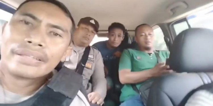 Polsek cengal gerak cepat amankan pelaku penembakan.