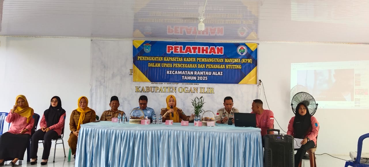 BKAD Rantau alai sukses adakan bimtek pelatihan peningkatan kapasitas kader pembangunan manusia dalam upaya pencegahan dan penanganan stunting