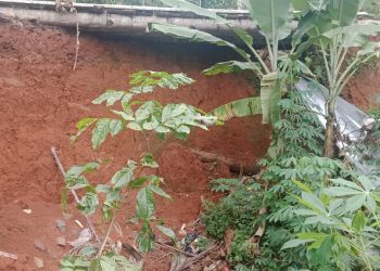 JEMBATAN PENGHUBUNG BANJAR SAKTI DAN BANJAR RATU TAKPERNAH TEREALISASI SUDAH 3 TAHUN TERBENGKALAI, DITAMBAH LAGI GEDUNG SDN 01 BANJAR SAKTI TERDAMPAK ANGIN KENCANG HINGGA ATAP BANGUNAN BERANTAKAN